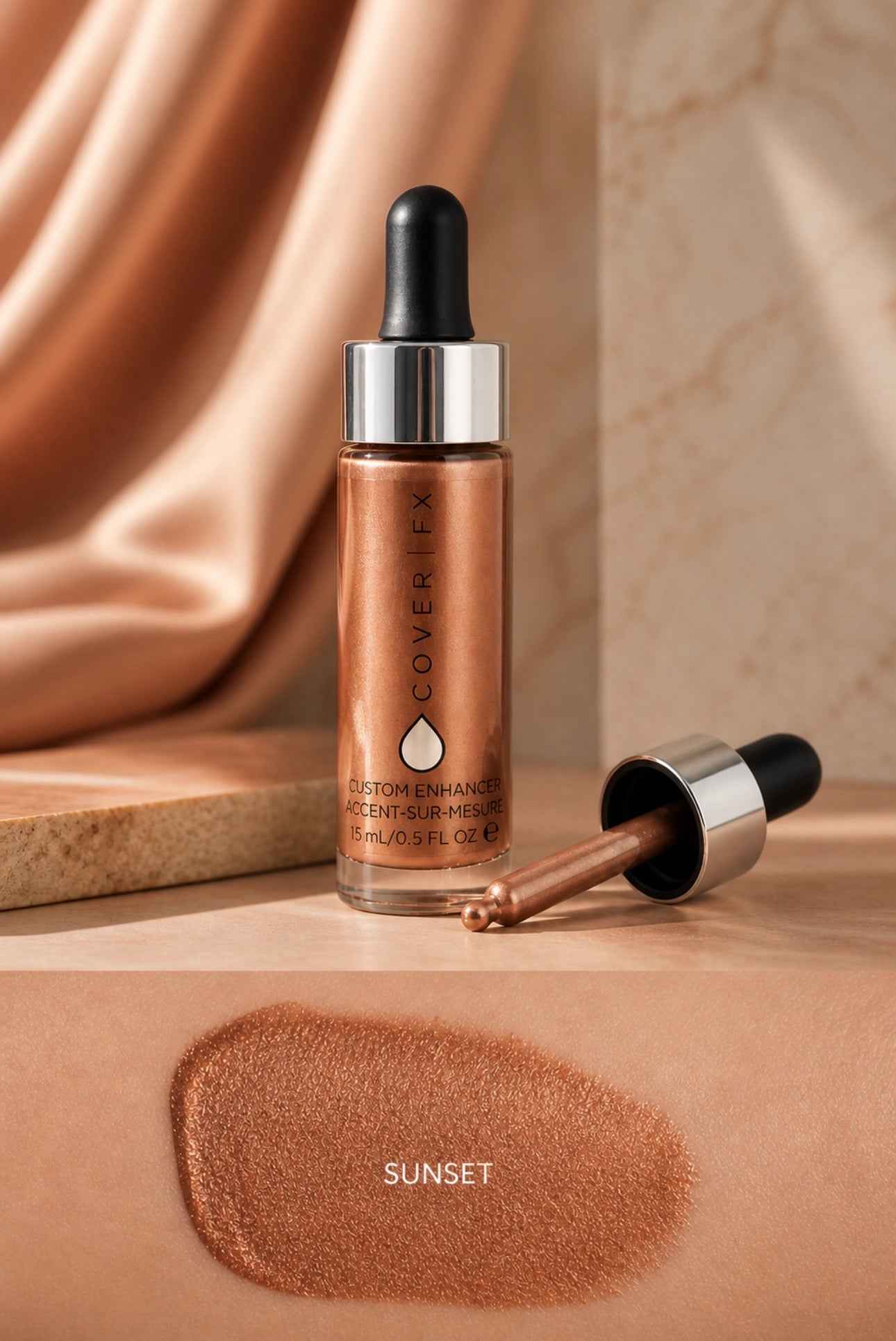 Cover FX Custom Enhancer Drops –
 sunset