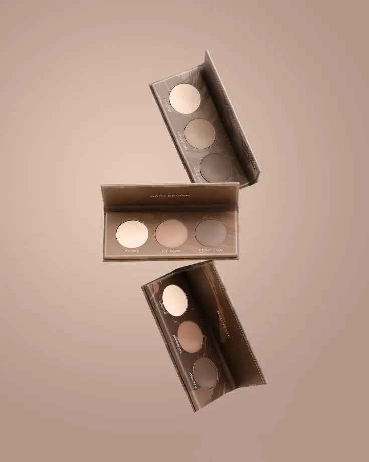 BROW PALETTE no. 02 DARK BROWN PIERRE RENE