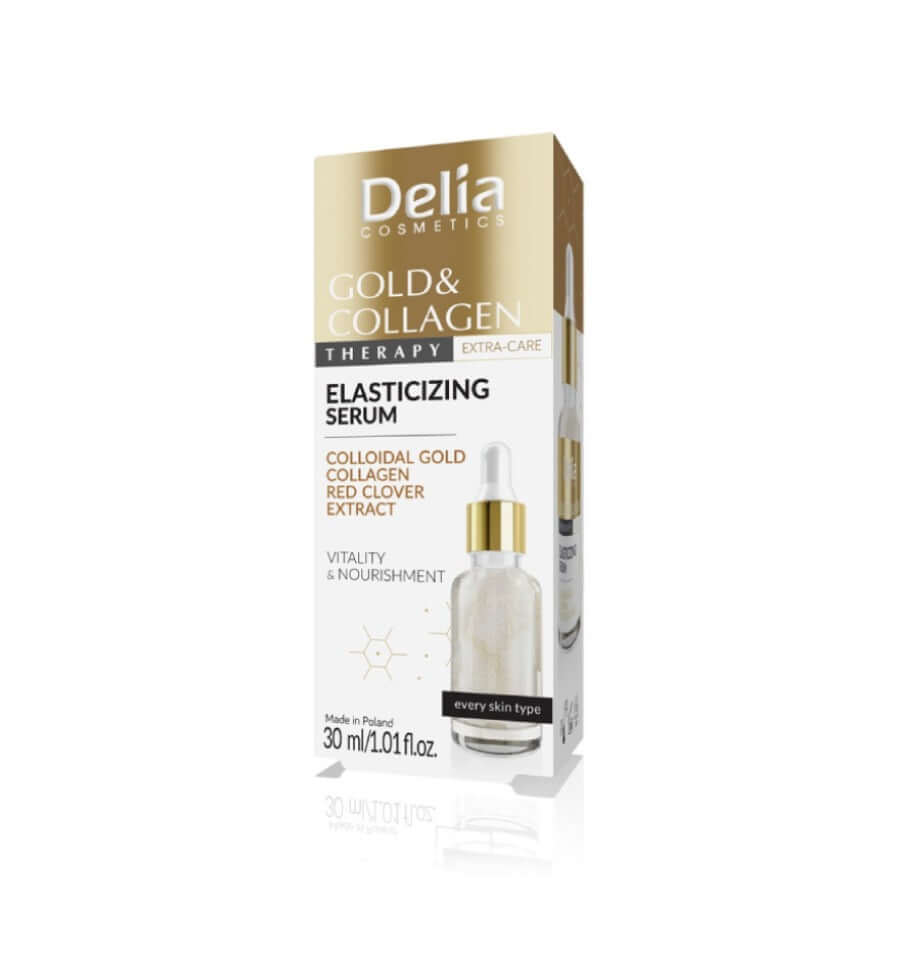 Delia GOLD & COLLAGEN THERAPY elasticity serum 30 ml Delia Cosmetics