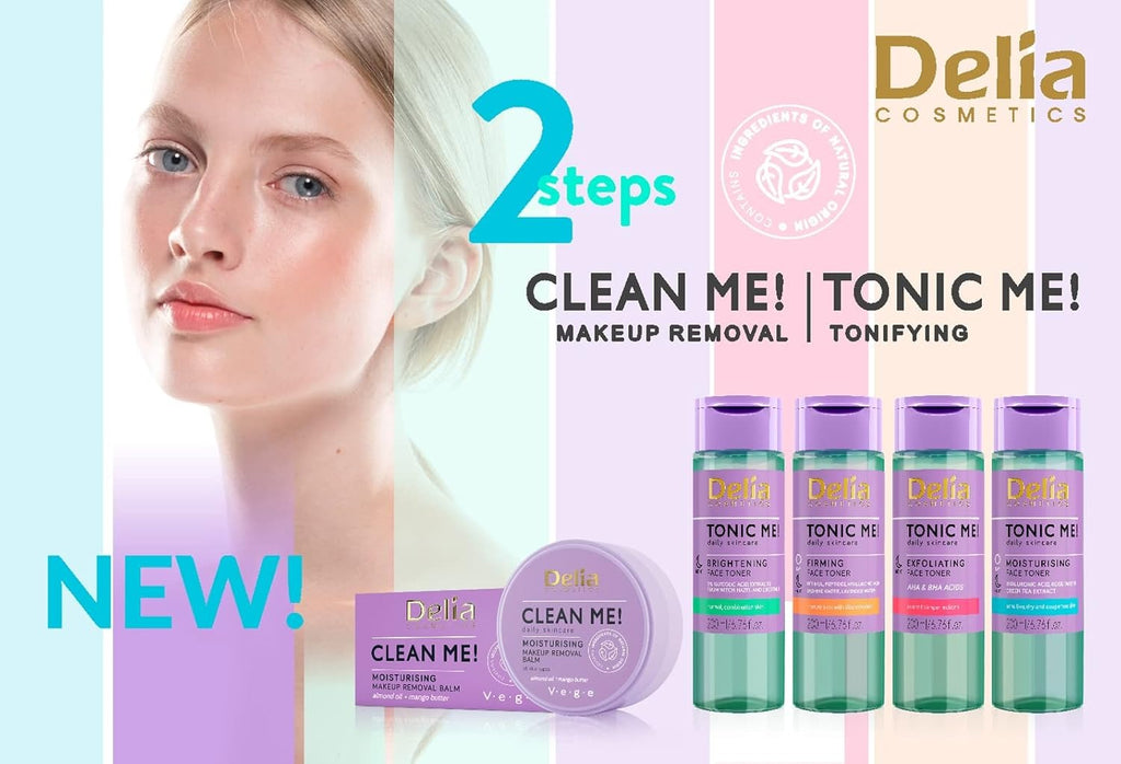 Firming Tonic - Mature Skin with Discoloration - Retinol, Panthenol, Hyaluronic Acid - Reduces Wrinkles, Smoothes, Soothes, Moisturizes - Vegan Cosmetic - 200ml delia