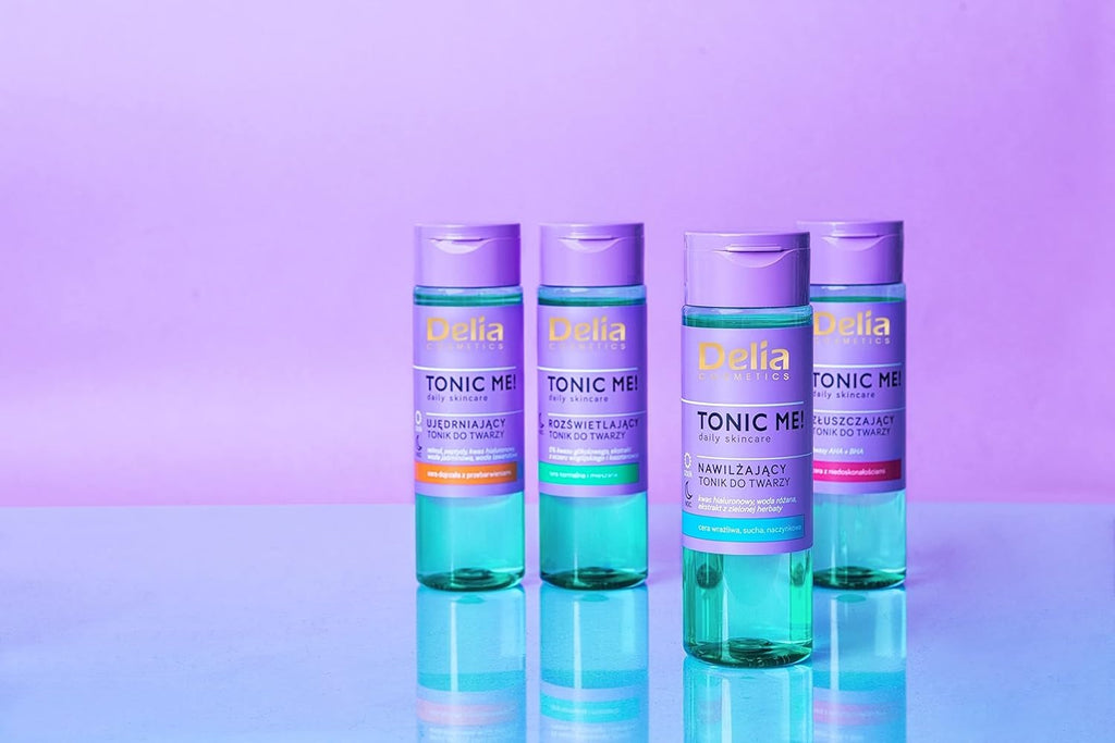 Firming Tonic - Mature Skin with Discoloration - Retinol, Panthenol, Hyaluronic Acid - Reduces Wrinkles, Smoothes, Soothes, Moisturizes - Vegan Cosmetic - 200ml delia