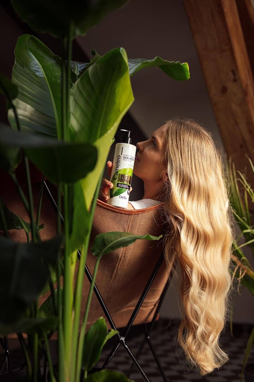 Keratin Shampoo – for Damaged, Dry, Brittle Hair - Excellent Repair Treatment & Care with Biomimetic Keratin & Argan Oil - Thermo Protect - Salt & Paraben Free - 250ml delia