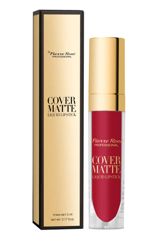 COVER MATTE LIQUID LIPSTICK nr 01 true red Pierre Rene