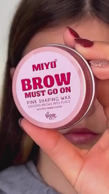 MIYO Brow wax Must Go On pink