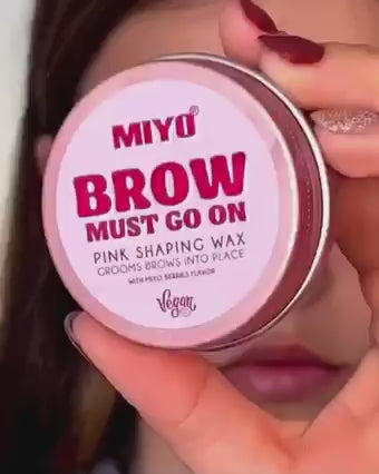 MIYO Brow wax Must Go On pink