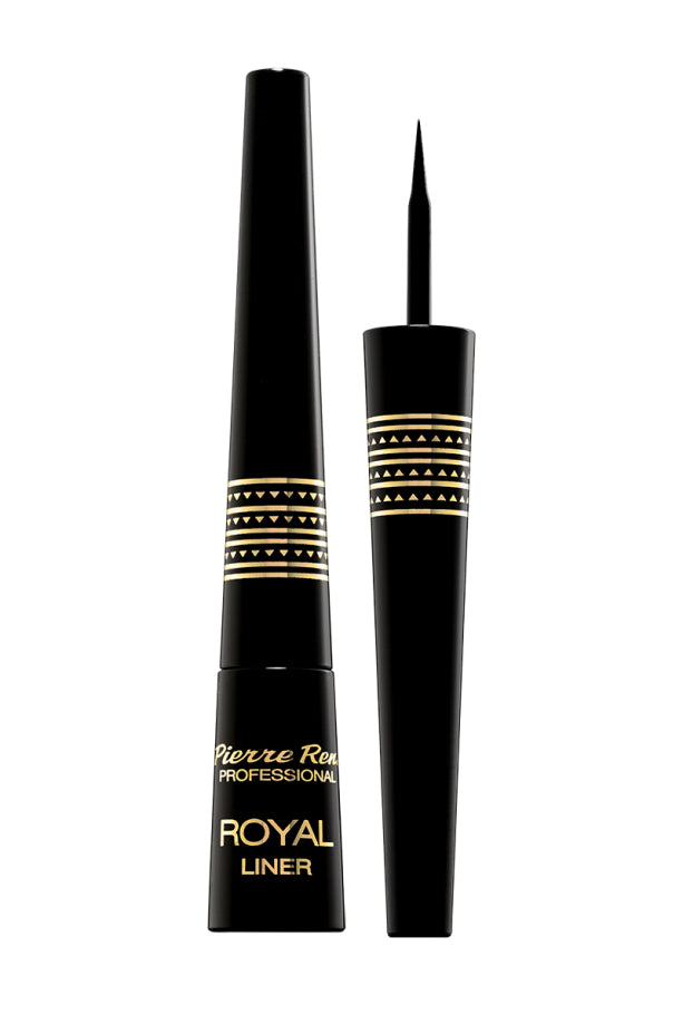 Waterproof Liquid Eyeliner Black Royal Liner Pierre Rene
